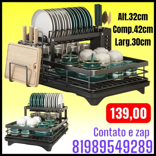 Escorredor de pratos multifuncional