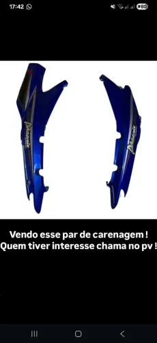 Carenagem da fenix gold 