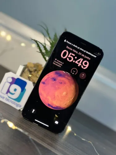 iPhone 12 mini   Preto  64GB  87% saúde da bateria SEMI NOVO COM GARANTIA LOJA FISICA 
