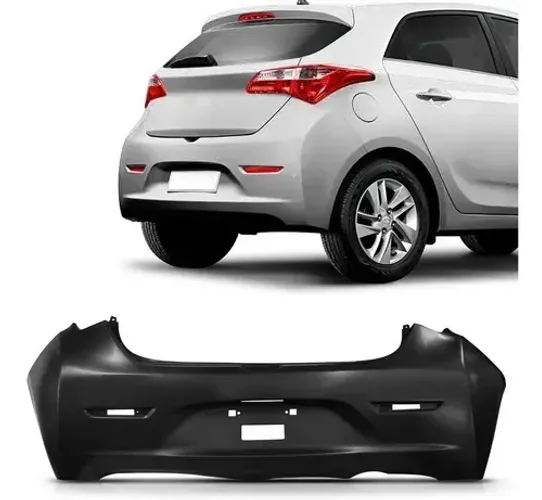 Parachoque Traseiro Hb20 Hatch 2012 2013 2014 2015