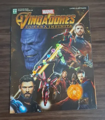 Livro Ilustrado Vingadores Guerra Infinita - Marvel