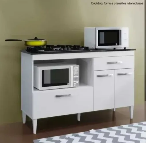 Balcão para Cooktop 4 Bocas Palace (G) (FAZEMOS ENTREGA EM ATE 24 HORAS DF E ENTONO)