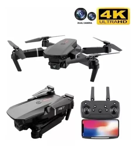Drone E 88 preto zero