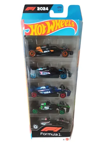 Hot Wheels Formula 1 - 5 Pack Conjunto Com 5 F1 2025