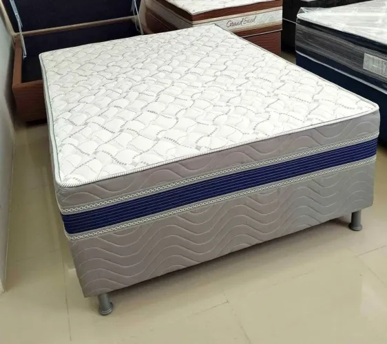 Base de Cama Box Conjugado 18cm molas ensacadas
