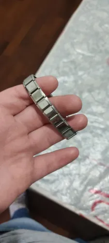 Pulseira Leia o Anúncio Belisca Nomeação Fina de Aço Inoxidável Garantia Vitalícia