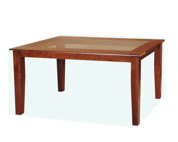 Mesa de Jantar 1,20m Madeira Tampo deVidro super CONSERVADA *22 ACEITO CARTÃO