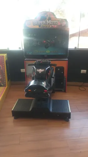 Fliperama Arcade Simulador de corrida de moto