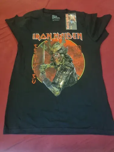 Camiseta Iron Maiden Samurai Senjutso- Edição Limitada