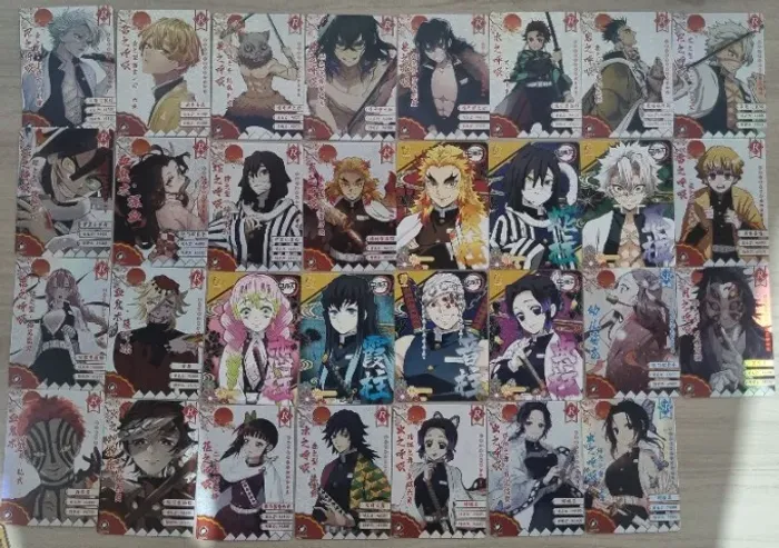 Lote - 31 Cards Demon Slayer Original - Japonês