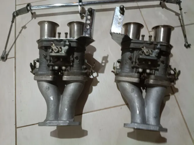 Dupla carburação weber 40 par