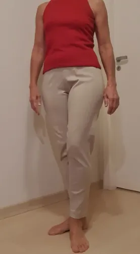 Calça bege GAP feminina