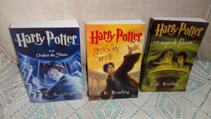 Livros Harry Potter usados os 3 por 65
