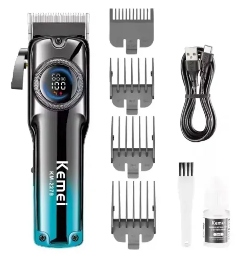 Máquina de Cortar Cabelo Kemei KM-2279 Profissional