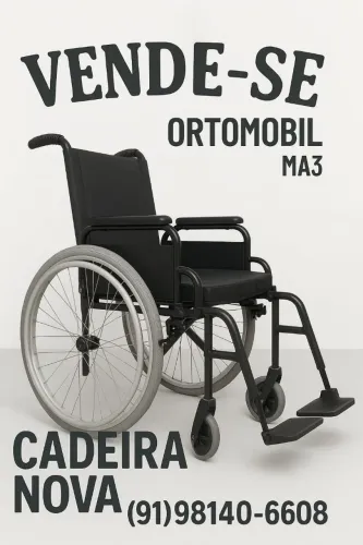 Cadeira de rodas nunca usada