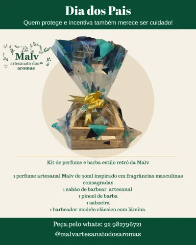 Kit presente para homem.