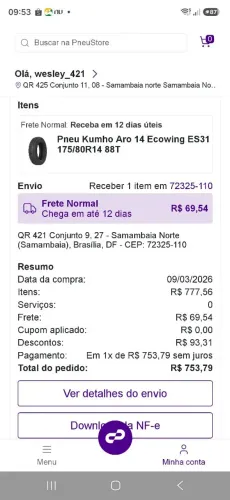 Pneu aro 14