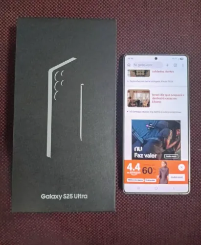 Samsung S25 Ultra 512gb titanium completo