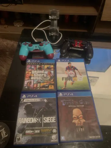 Controle e jogos Ps4