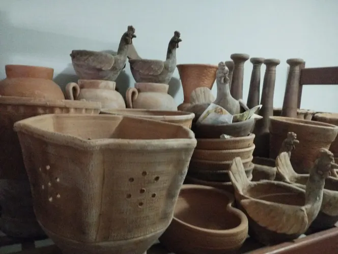 Conjunto de artesanatos