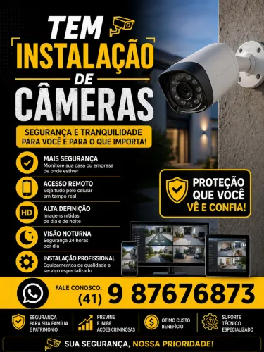 Câmeras/Cerca elétrica