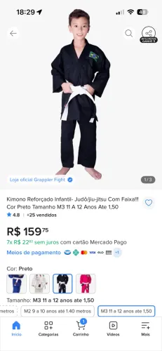 kimono infantil 