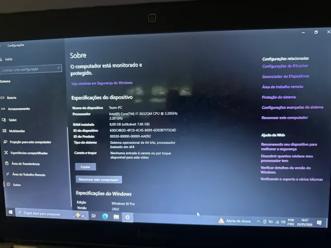 Notebook usado pra vender rápido 