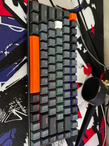 TECLADO GAMER MECÂNICO + MOUSE GAMER G203