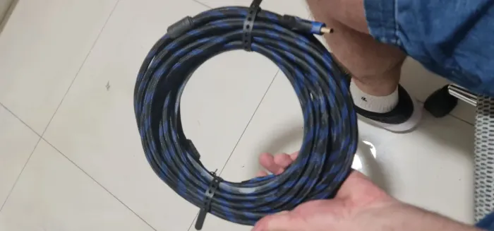 Cabo hdmi 15 metros blindado com Malha