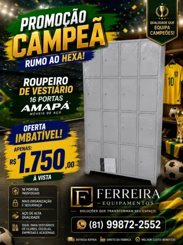 Super promoção de roupeiros de vestiarios aproveitem (entrega imediata)