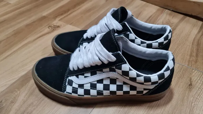 Tênis Vans Old Skool Fat Lace Checker Black