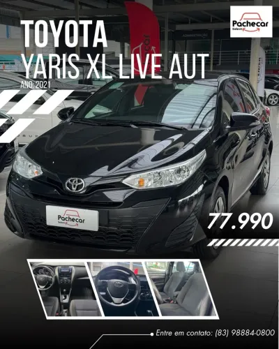 Toyota Yaris Live 1.3 Flex 16V 5P AUT 2021
