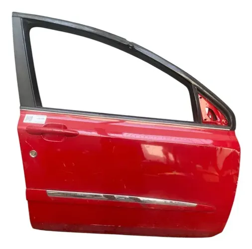 Porta Dianteira Direita Fiat Stilo 2010 Dianteira Direito Vermelho
