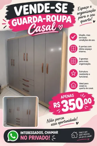 Guarda roupa casal
