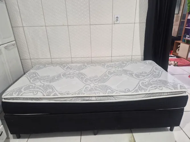 Cama de Solteiro D33 + Pillowtop Bonsono