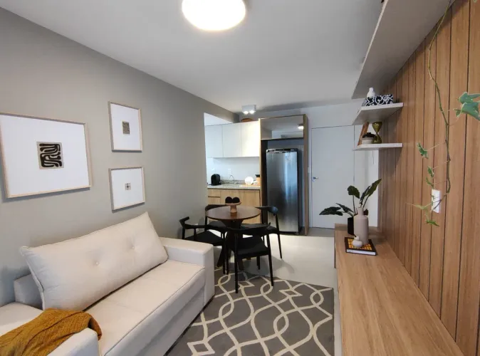 Apartamento de 02 quartos, com suíte, garagem e 02 elevadores no Bairro Granbery