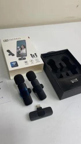 MICROFONE DE LAPELA SEM FIO K9 WIRELESS ? PARA iPHONE