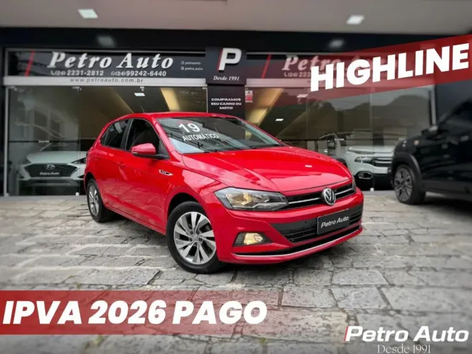 Volkswagen Polo Highline 200 TSI 1.0 Flex 12V Aut. 2019