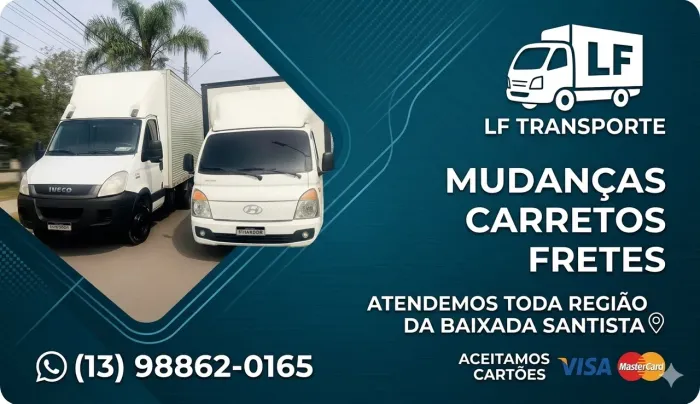 Mudanças região de santos sp