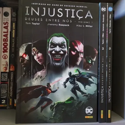 Coleção HQ Injustiça Deuses Entre Nós Volumes 1 a 3 - Tom Taylor - Panini