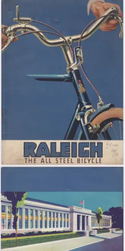 Catálogo 1933 Bicicleta Antiga Raleigh