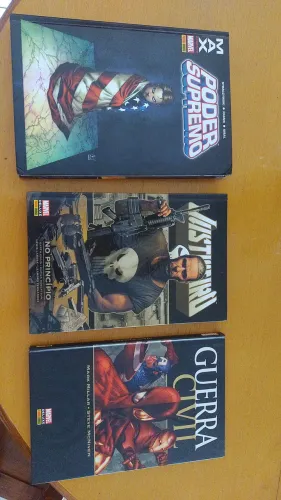 Pacote de Quadrinhos marvel deluxe panini