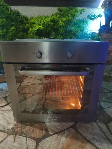 Forno Elétrico de Embutir Brastemp Ative, 56L Grill Inox 220v