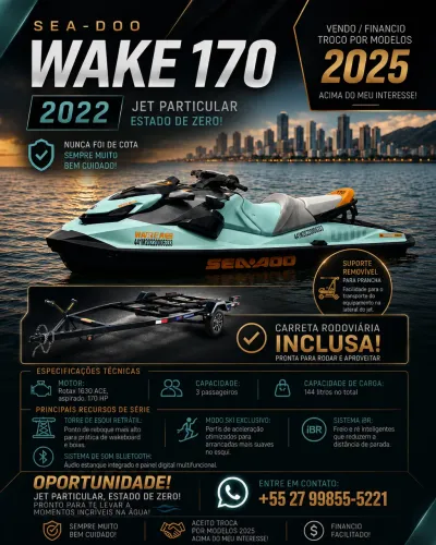 Sea-Doo Wake 170 oportunidade 