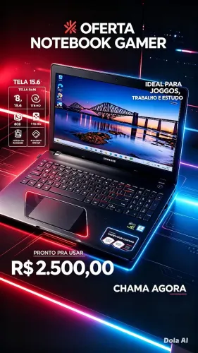 Notebook samsung odyssey gamer seminovo