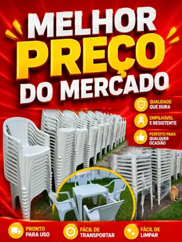 IMPERDIVEL!!!! CONJUNTO DE CADEIRA E MESA NO PRECINHO PRA VOCÊ 