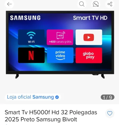 Vendo uma TV