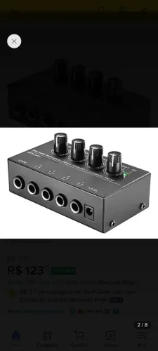 Amplificador para fones
