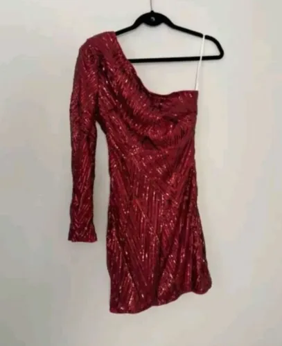Vestido paetê vermelho recife