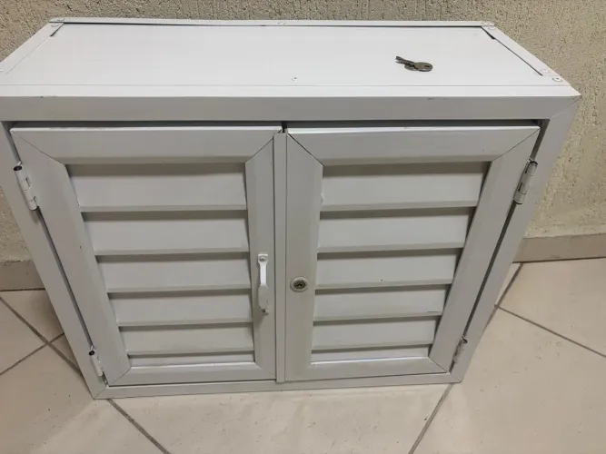Armário Aéreo Multibox Aço 2 Portas c/ Chave